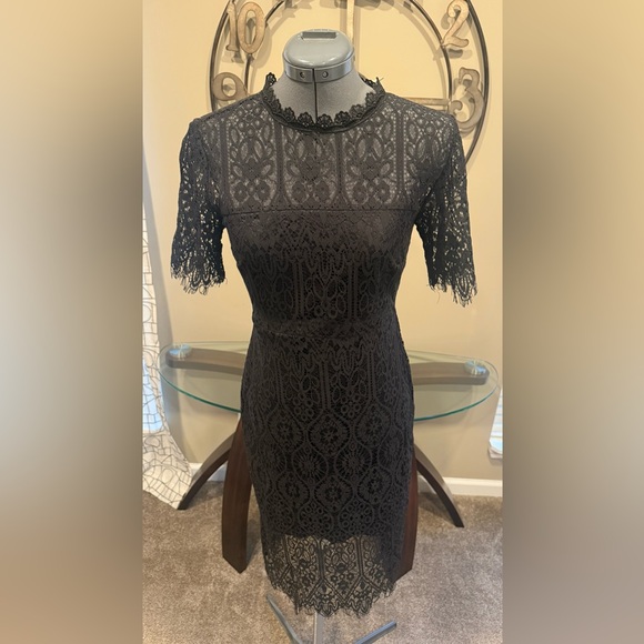 miami Dresses & Skirts - Elegant‎ Black Lace Dress by Miami Size S
